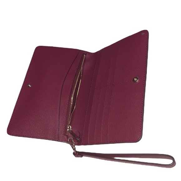 ♠️ kate spade ♠️ Darcy Medium Clutch Wallet Wristlet, Blackberry Preserve